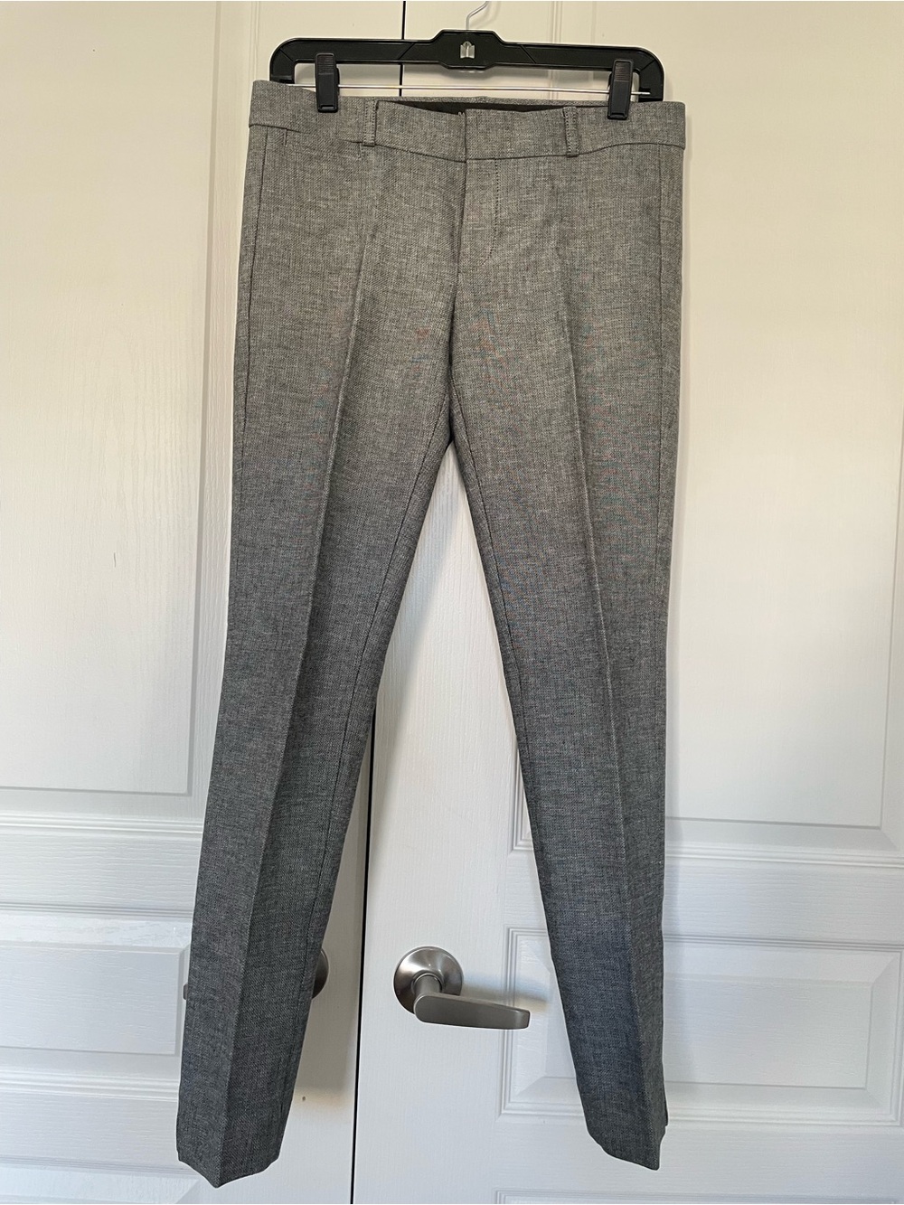 Banana Republic Sloan Gray Textured Trousers, Size 2